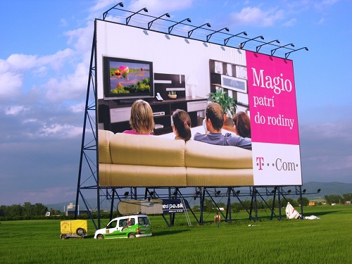 canvas front for outdoor advertising