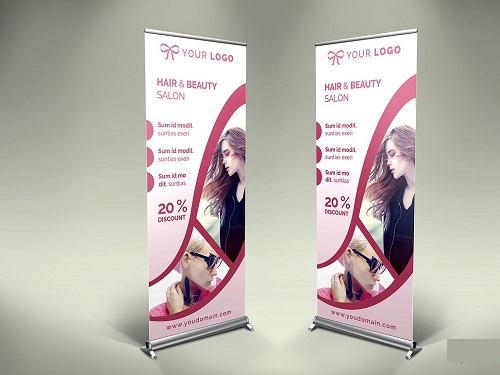 PET banner for rollup