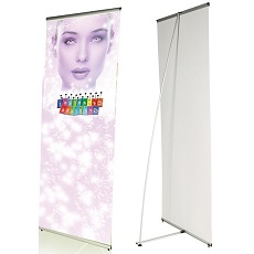 L banner display supplier