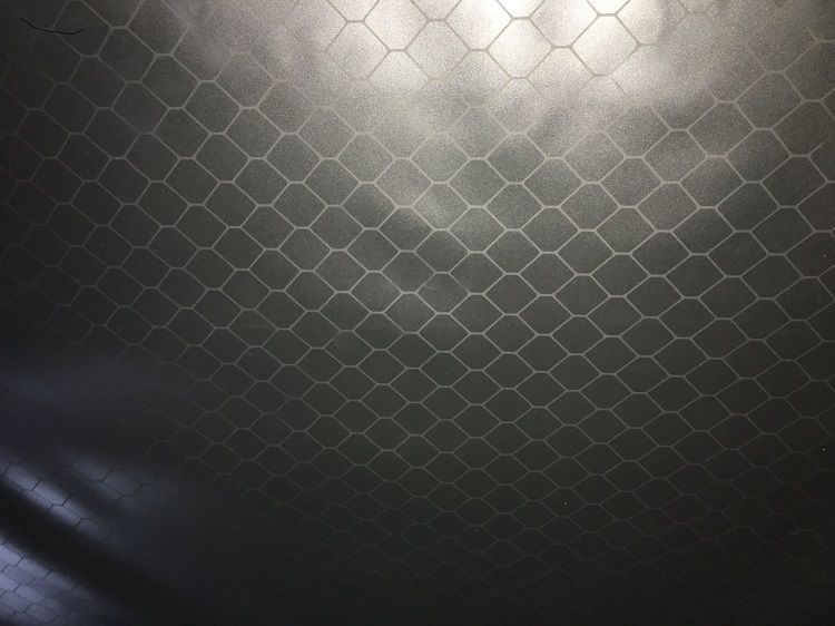 black mesh vinyl film