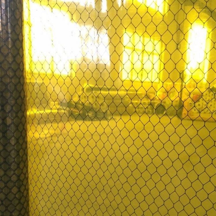 yellow mesh vinyl film