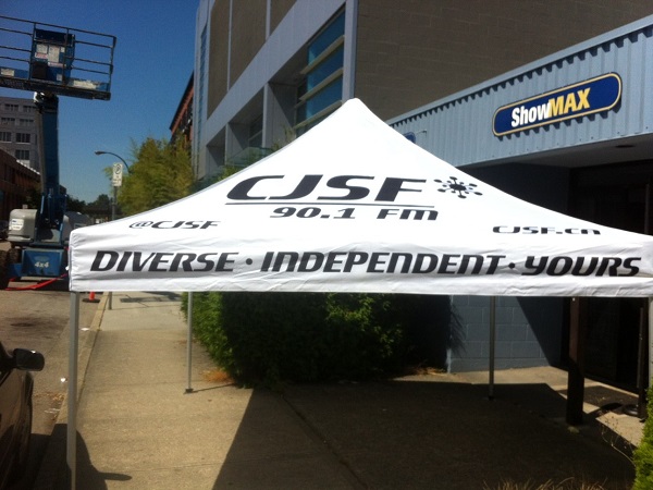 printed pop-up canopy Vancouver