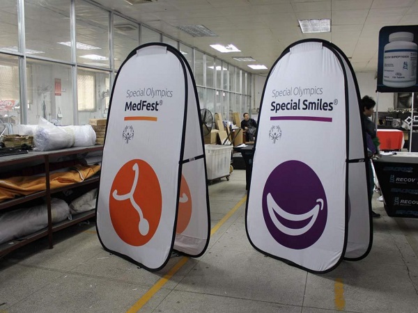popup banner fabric material