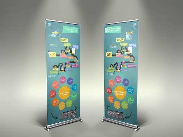 rollup textile banner material