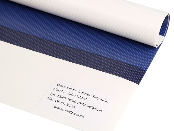 PVC coated tarpaulin material