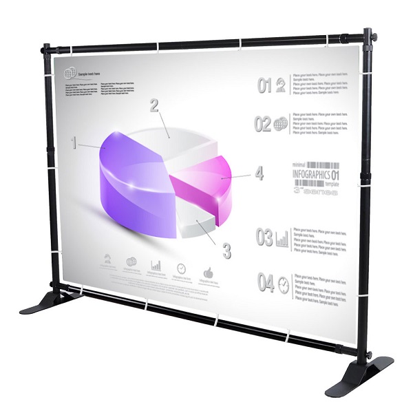 Large background poster frame