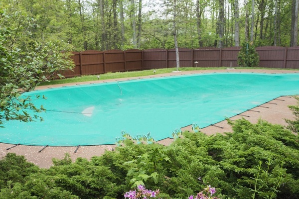 PVC swimming pool cover tarpaulin