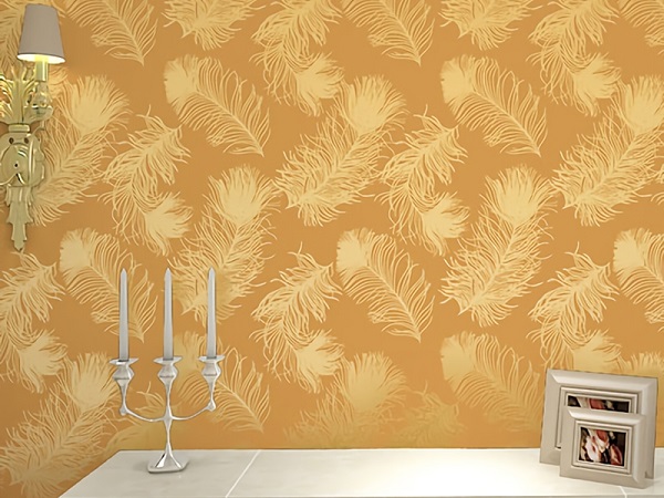 PVC bedroom wall wallpaper