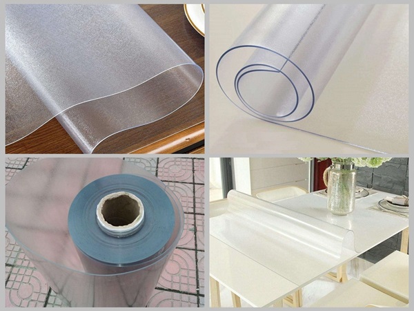 Frosted soft glass table mat