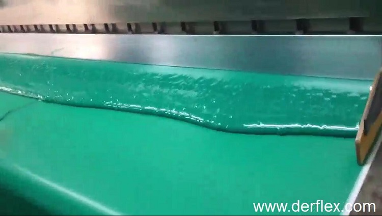 Knife coated PVC fabric