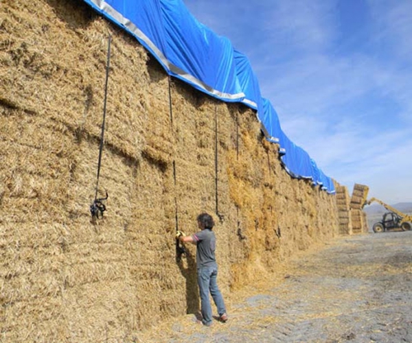 toldo/lona para cubrir pacas y forraje