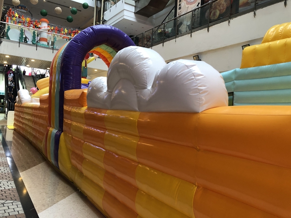 Lona de PVC multicolores para inflables infantiles