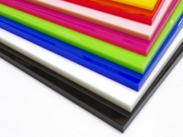 colored acrylic sign material