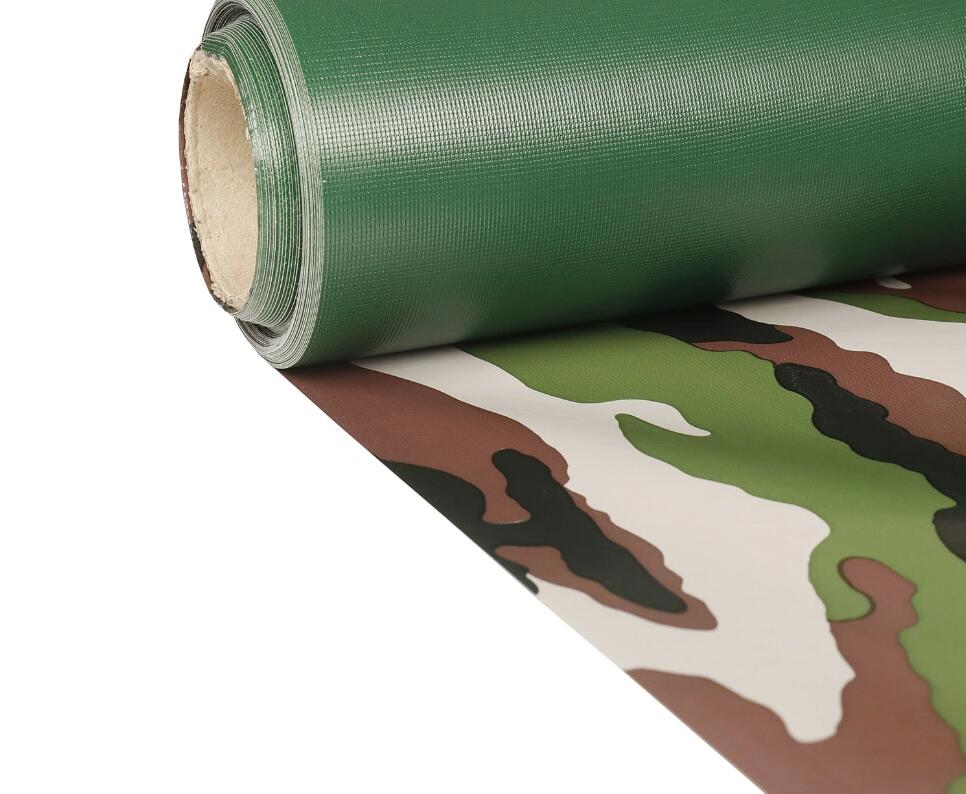 PVC camouflage tarpaulin 