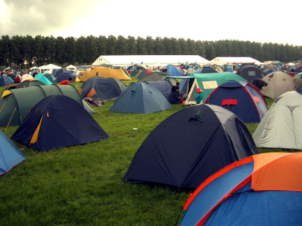 lona duradera del campamento de awing