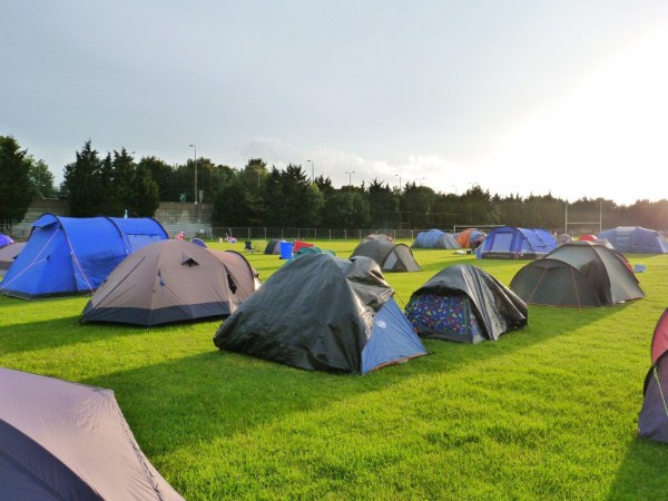 lona duradera del campamento