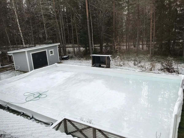 Lona de revestimiento de pista de hielo resistente