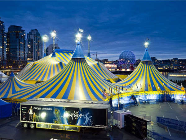 tejidos de Carpa De Circo para parque de atracciones