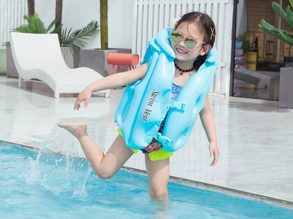 Lona para Chaleco salvavidas inflable del traje de baño de los 