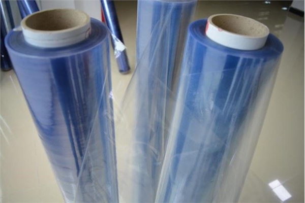 Normal Clear pvc peliculla venir recubierto de talco,Rolls come with Oxydry 