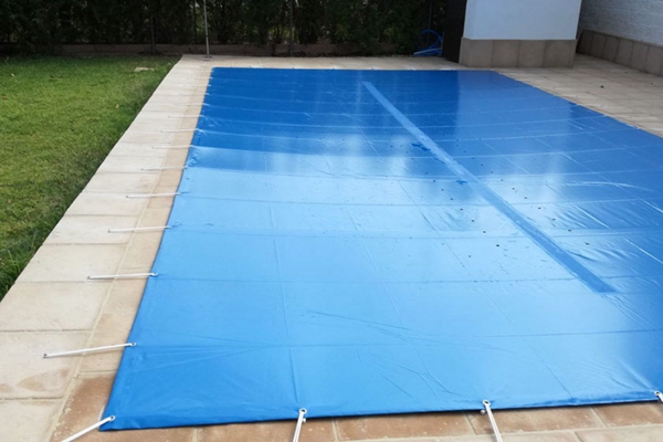 Lona de PVC opaca para cobertores de piscina