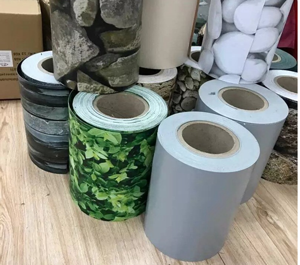 Lona de PVC para cerca decorativa de jardin